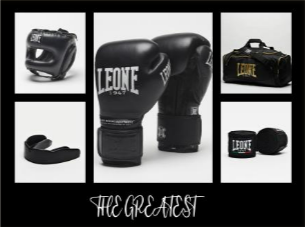 KIT BOXE LEONE 1947 " THE GREATEST " NERO