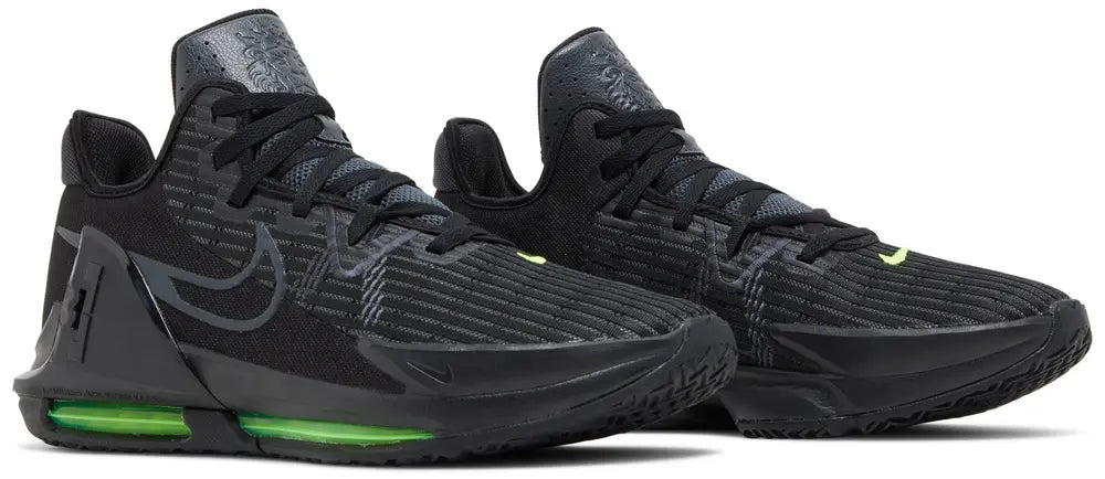 NIKE LEBRON WITNESS VI BLACK GREEN NEON