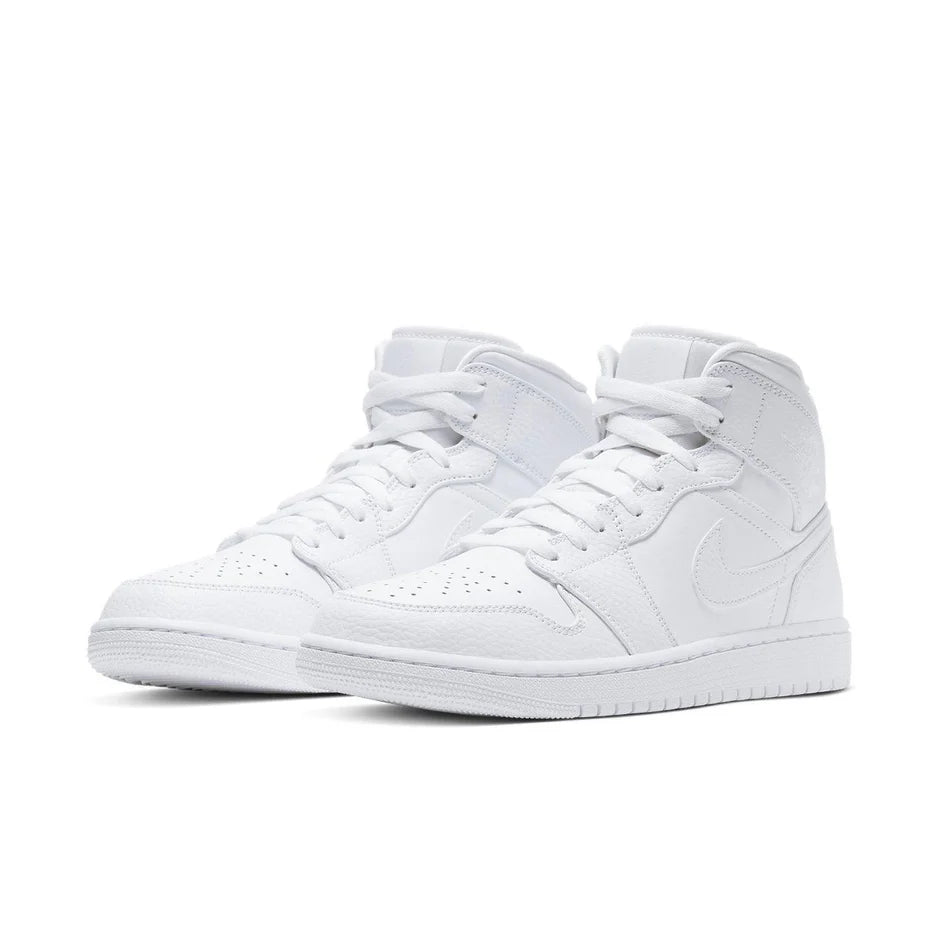 NIKE AIR JORDAN 1 RETRO MID TRIPLE WHITE 2.0