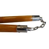 NUNCHAKU IN LEGNO TONDO CON CATENA