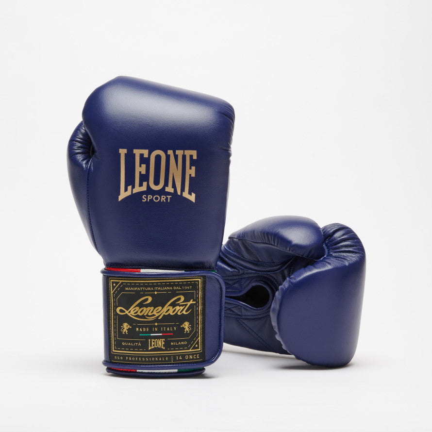 GUANTI BOXE LEONE ORLANDO TRICOLORE VELCRO GNO03V