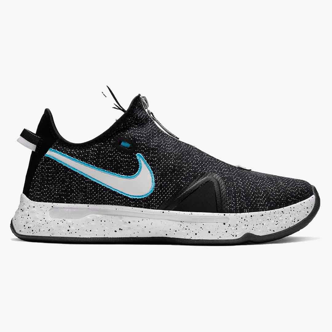 NIKE PG 4 HEATHER BLACK BLUE PAUL GEORGE