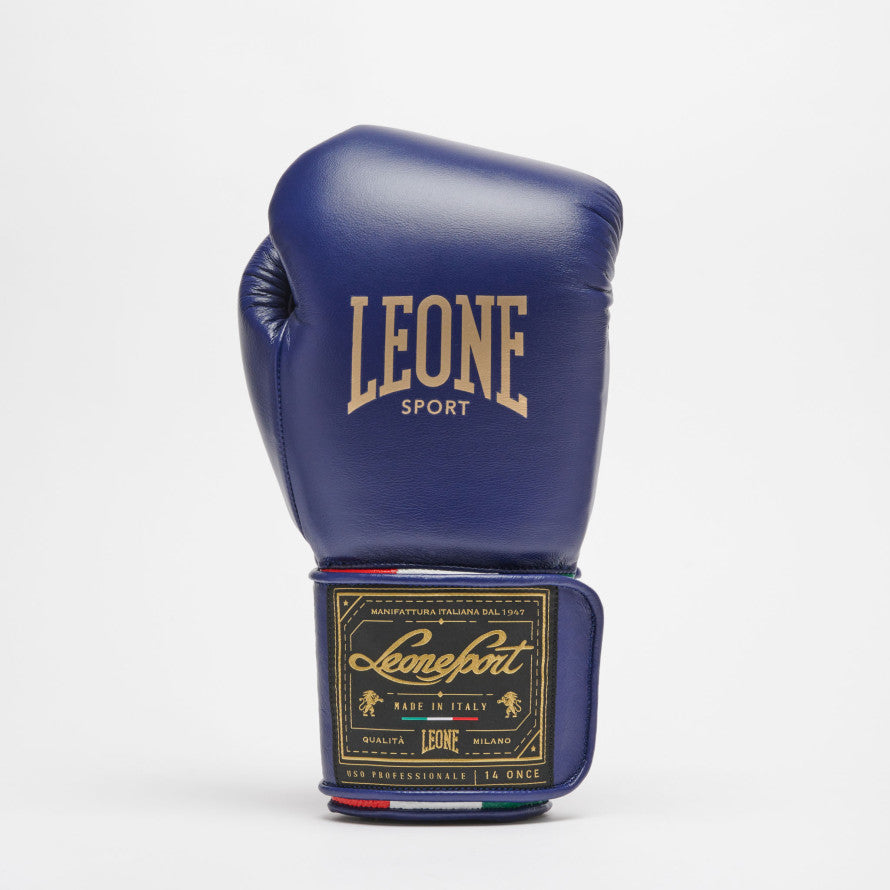 GUANTI BOXE LEONE ORLANDO TRICOLORE VELCRO GNO03V
