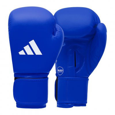 GUANTONI BOXE ADIDAS IBA IN PELLE CON VELCRO