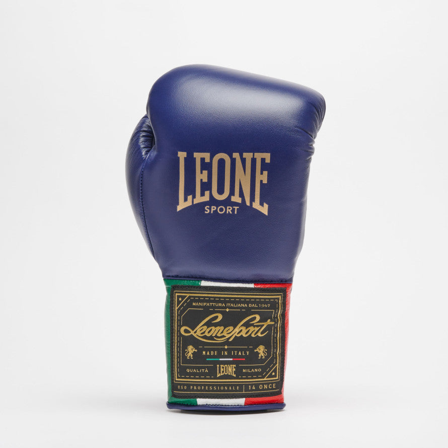GUANTI BOXE LEONE ORLANDO TRICOLORE LACCI GN003L