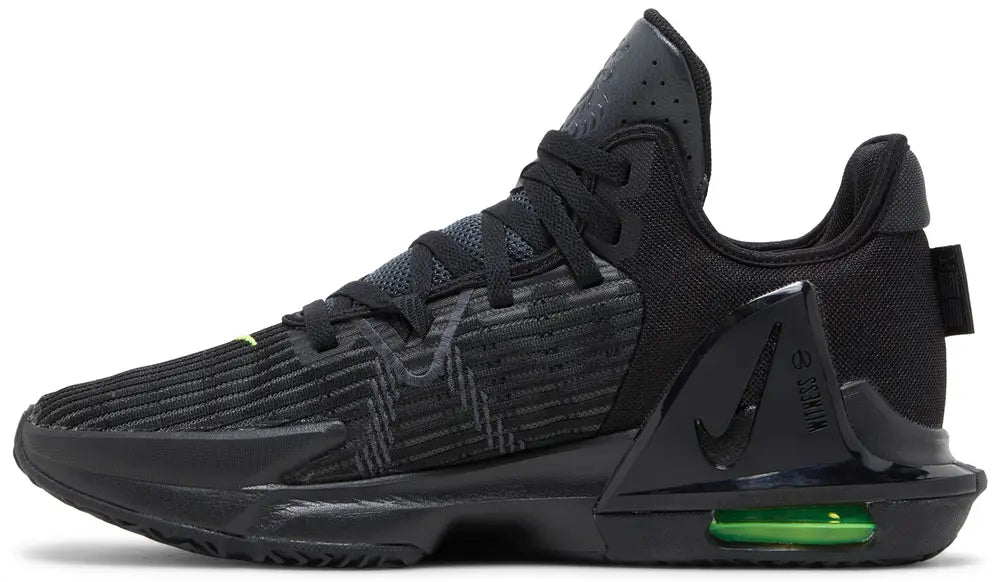 NIKE LEBRON WITNESS VI BLACK GREEN NEON