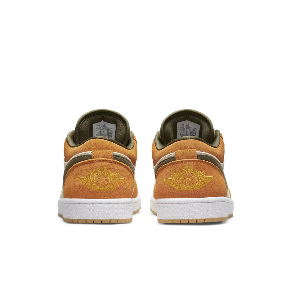 NIKE AIR JORDAN 1 RETRO LOW SE SUEDE ORANGE OLIVE