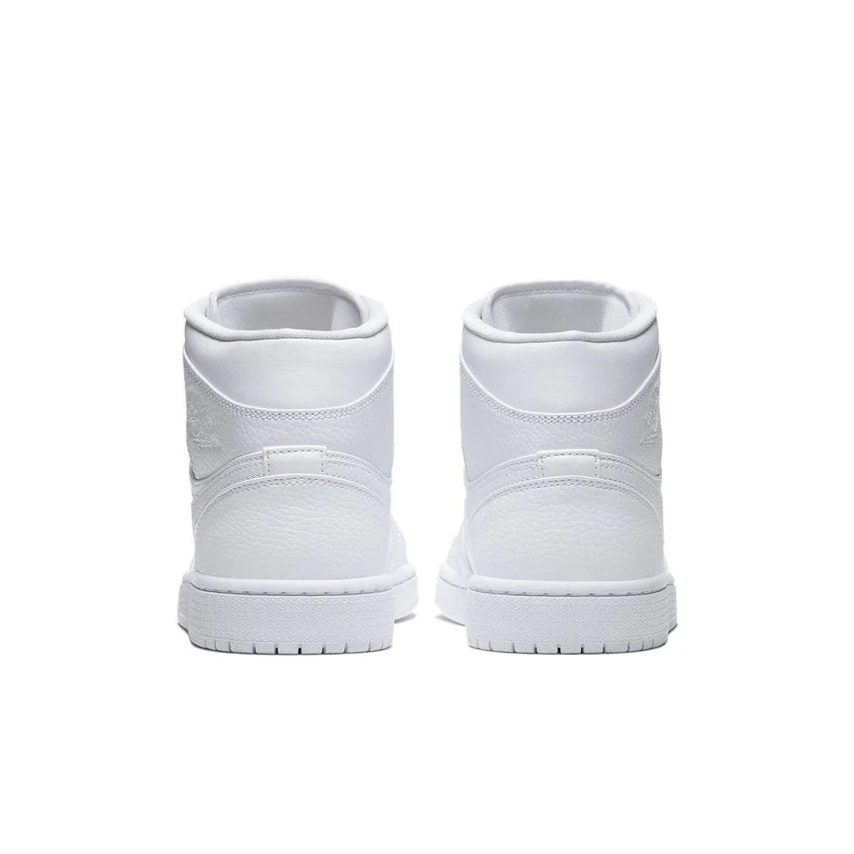 NIKE AIR JORDAN 1 RETRO MID TRIPLE WHITE 2.0