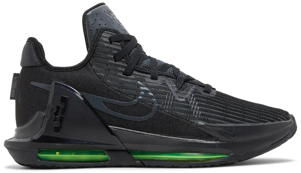NIKE LEBRON WITNESS VI BLACK GREEN NEON