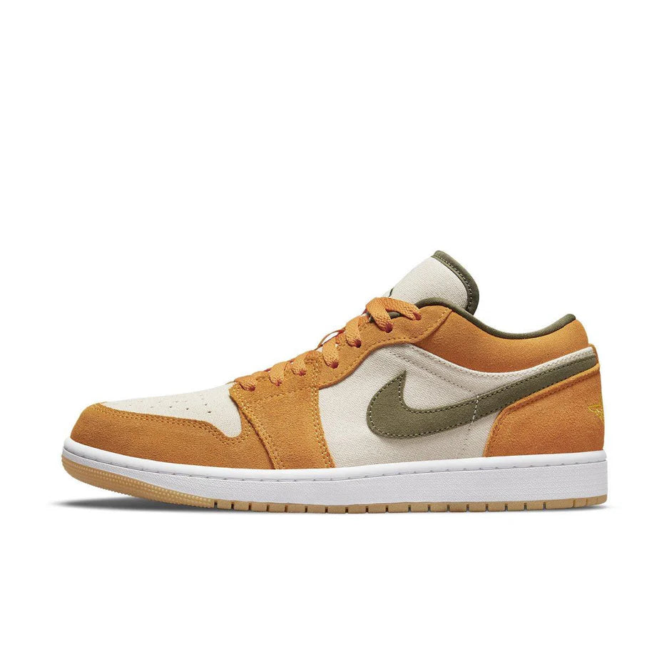 NIKE AIR JORDAN 1 RETRO LOW SE SUEDE ORANGE OLIVE