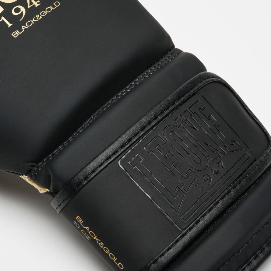 GUANTONI BOXE BLACK & GOLD LEONE 1947 GN059D