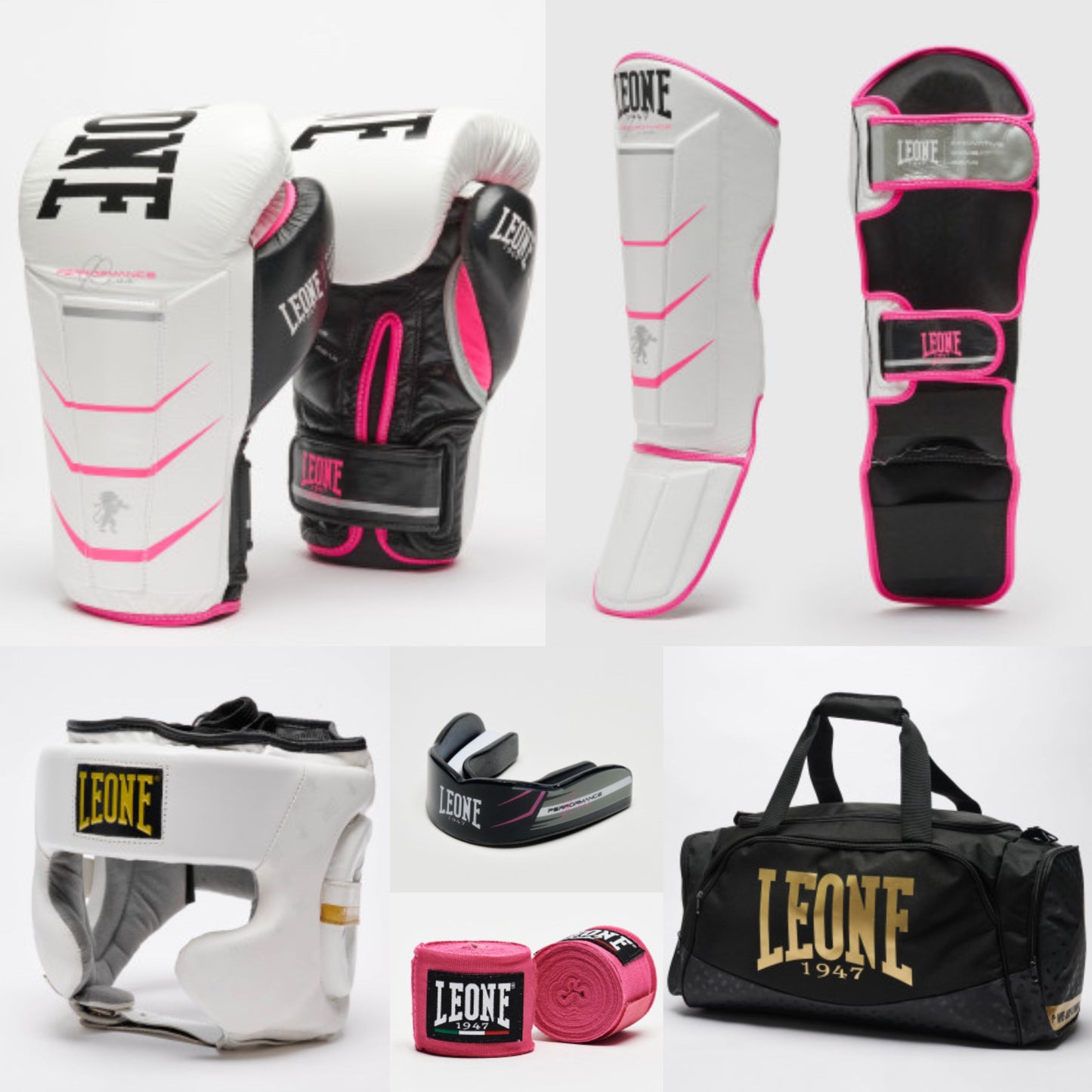 KIT KICK BOXING LEONE 1947 " REVO " ROSA