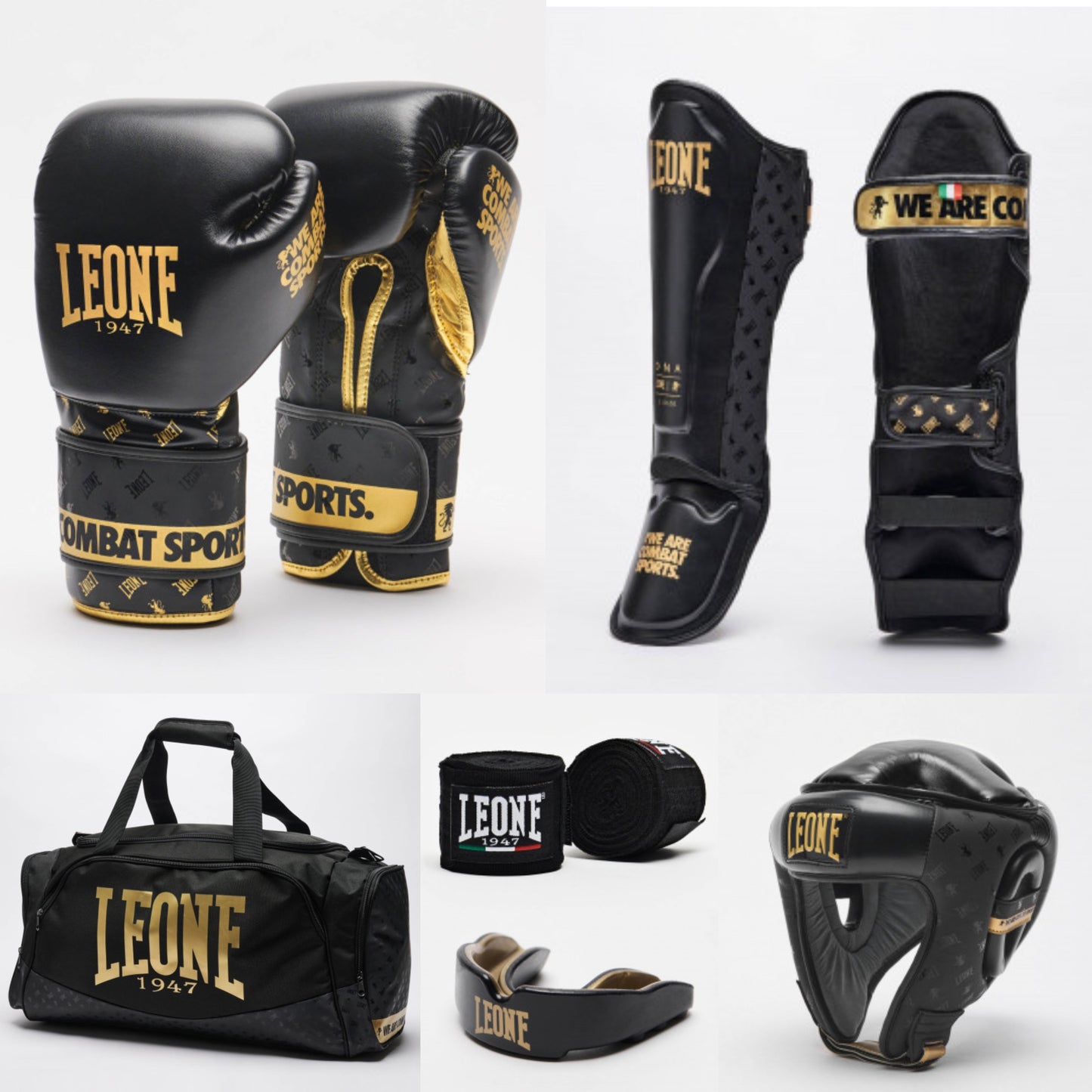 KIT KICK BOXING LEONE 1947 " DNA" NERO