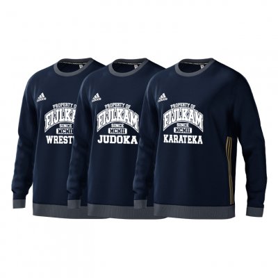 FELPA ADIDAS FIJLKAM ATLETA BLU