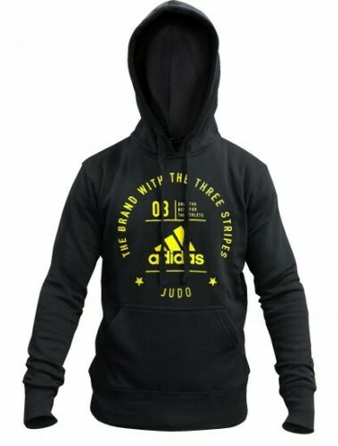 FELPA ADIDAS COMMUNITY CON CAPPUCCIO STAMPA JUDO