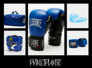 KIT BOXE LEONE 1947 "PRINCIPIANTE" BLU