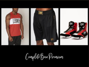 COMPLETO BOXE LEONE 1947 " PREMIUM "