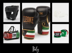 KIT BOXE LEONE 1947 " ITALY " NERO