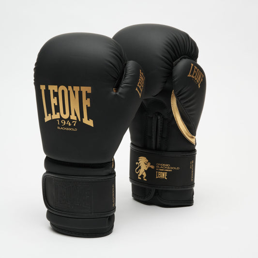 GUANTONI BOXE BLACK & GOLD LEONE 1947 GN059D