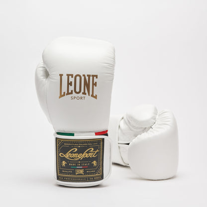 GUANTI BOXE LEONE ORLANDO TRICOLORE VELCRO GNO03V