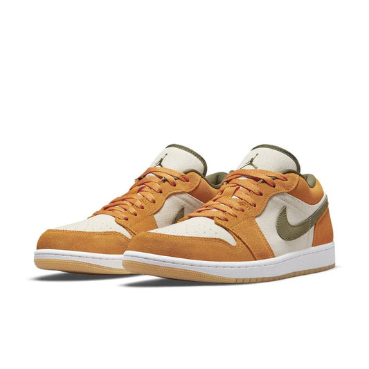 NIKE AIR JORDAN 1 RETRO LOW SE SUEDE ORANGE OLIVE