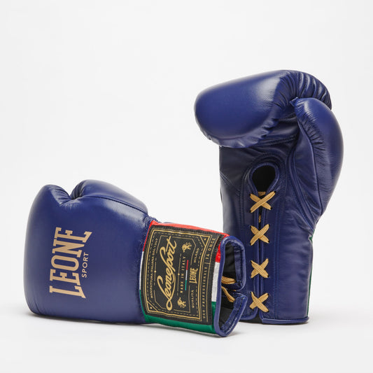 GUANTI BOXE LEONE ORLANDO TRICOLORE LACCI GN003L