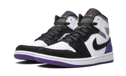 NIKE AIR JORDAN 1 RETRO MID SE COURT PURPLE
