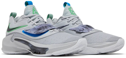NIKE ZOOM FREAK 3 GREY PURPLE ACID GREEN