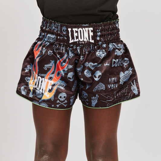 PANTALONCINI JUNIOR KICK FLAMES LEONE 1947 ABJ20