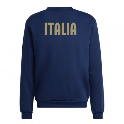 FELPA ADIDAS IN COTONE GIROCOLLO FIJLKAM