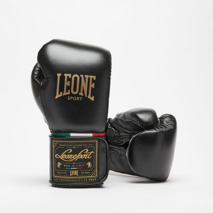 GUANTI BOXE LEONE ORLANDO TRICOLORE VELCRO GNO03V