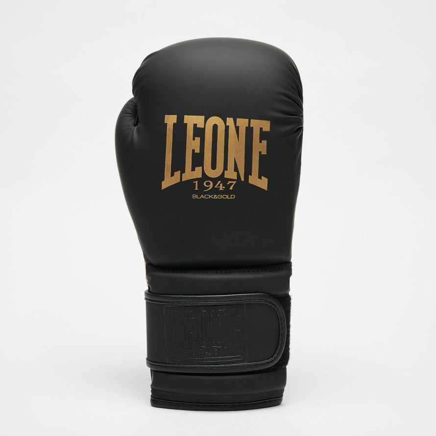 GUANTONI BOXE BLACK & GOLD LEONE 1947 GN059D