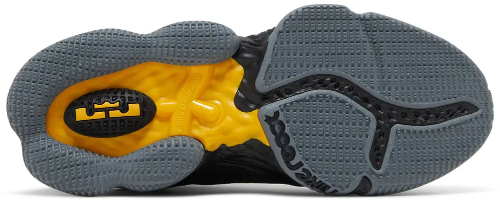 NIKE LEBRON 19 LOW BLACK UNIVERSITY GOLD