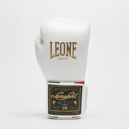 GUANTI BOXE LEONE ORLANDO TRICOLORE VELCRO GNO03V