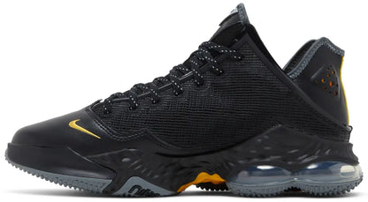 NIKE LEBRON 19 LOW BLACK UNIVERSITY GOLD