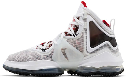 NIKE LEBRON 19 SKETCH WHITE FIRE RED