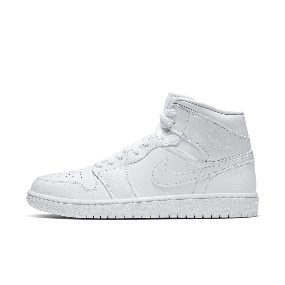 NIKE AIR JORDAN 1 RETRO MID TRIPLE WHITE 2.0