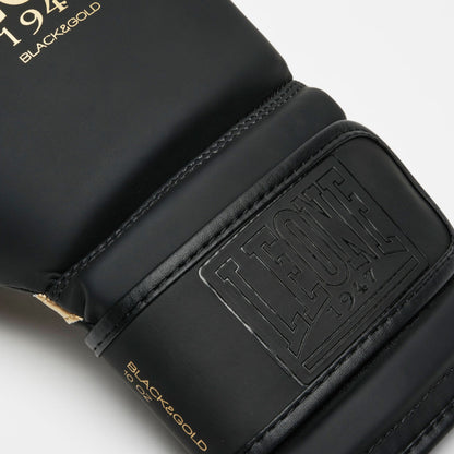 GUANTONI BOXE BLACK & GOLD LEONE 1947 GN059D