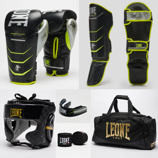 KIT KICK BOXING LEONE 1947 " REVO " VERDE