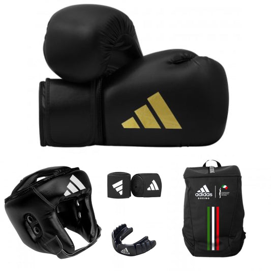 KIT BOXE ADIDAS " PRINCIPIANTE " NERO