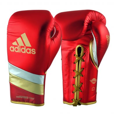 GUANTONI "PRO" ADIDAS SPEED 500 LACE UP IN PELLE METALLIC