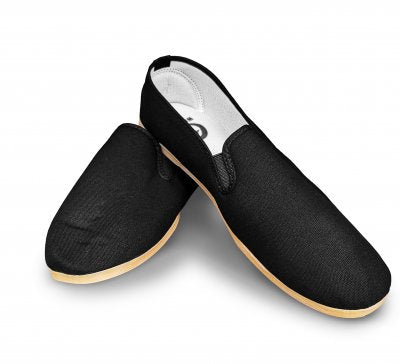 SCARPE KUNG FU IN COTONE CON SUOLA IN GOMMA