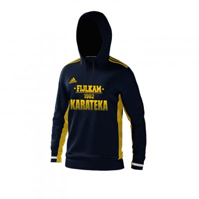 FELPA CON CAPPUCCIO ADIDAS FIJLKAM ATLETA BLU