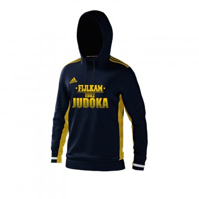 FELPA CON CAPPUCCIO ADIDAS FIJLKAM ATLETA BLU