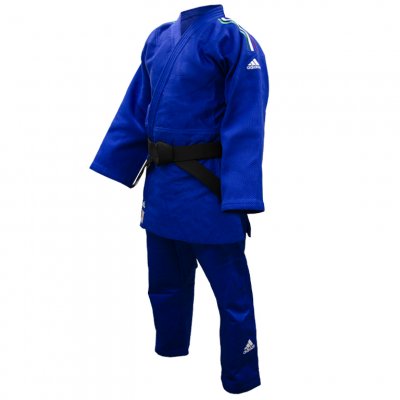 JUDOGI ADIDAS J730 IJF CHAMPION III SLIM CON STRISCE ITALIA