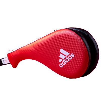 COLPITORE DOPPIO ADIDAS IN PU PER TAEKWONDO KIDS MIS. XS