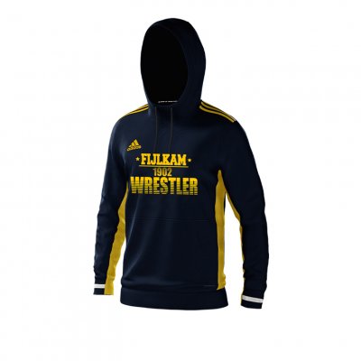 FELPA CON CAPPUCCIO ADIDAS FIJLKAM ATLETA BLU