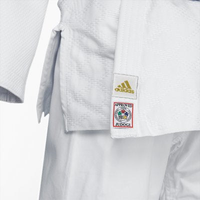 JUDOGI ADIDAS J730 IJF CHAMPION III CON STRISCE ORO