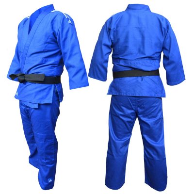 JUDOGI ADIDAS J350 BLU IN POLYCOTTON